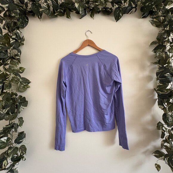 Lululemon Athletic Swiftly Tech Long Sleeve 2.0 Race Dark Lavender Size 12 - Picture 2 of 8
